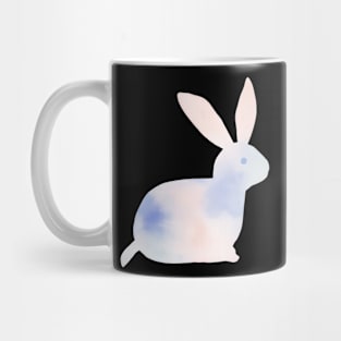 Watercolor Abstract  Cute Bunny Mug